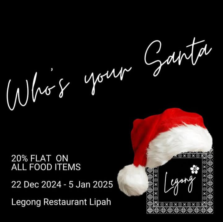 Legong Santa promotion