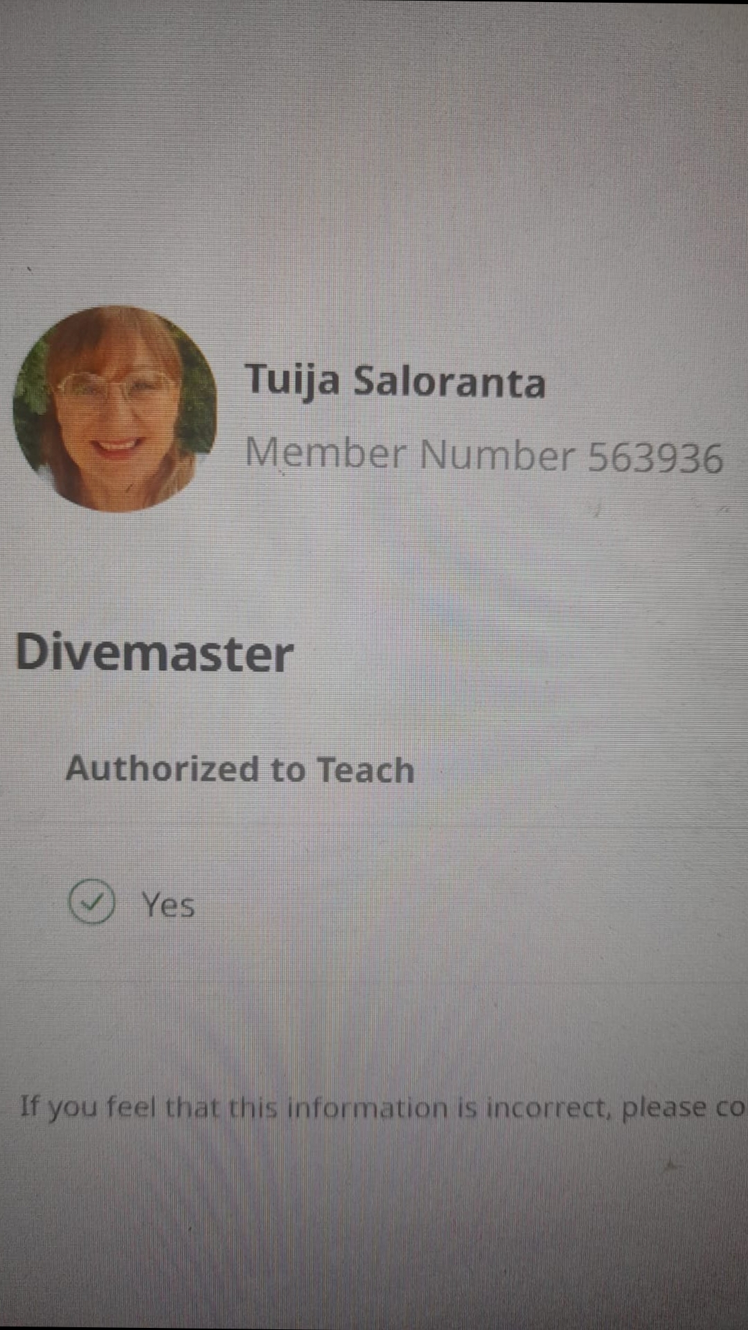 Divemaster certification